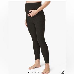 Beyond Yoga beyond the bump black spacedye leggings